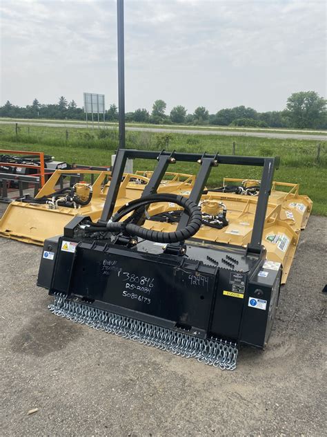 mini skid steer drum mulcher|used skid steer with mulcher for sale.